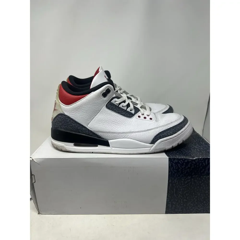 Jordan 3 Retro Denim SE Fire Red 2020 |‎ Size 13M